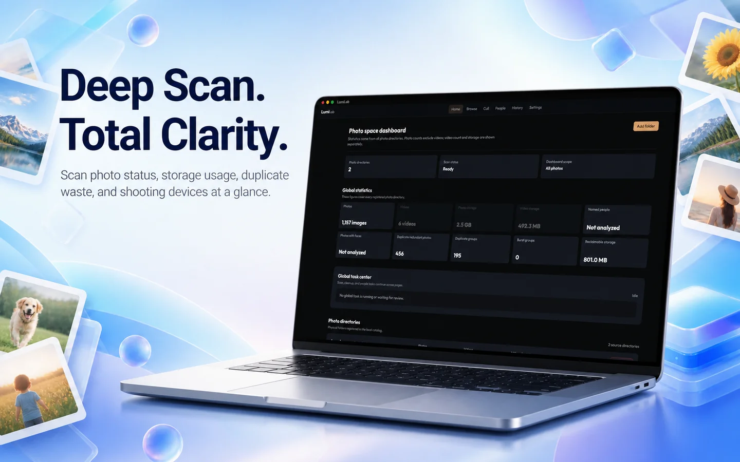 LumiLab · Local-First AI Photo Management